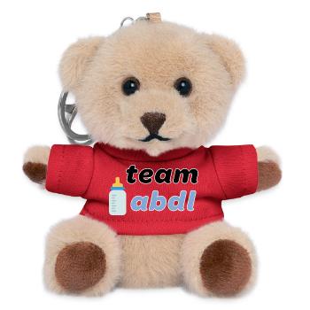 Team ABDL - Teddy Schlüsselanhänger - Rot - Vorne