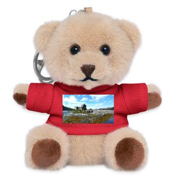 Eilean Donan Castle - Teddy Schlüsselanhänger - Rot - Vorne