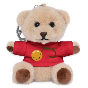 Boilie Angelhaken Icon - Teddy Schlüsselanhänger - Rot - Vorne
