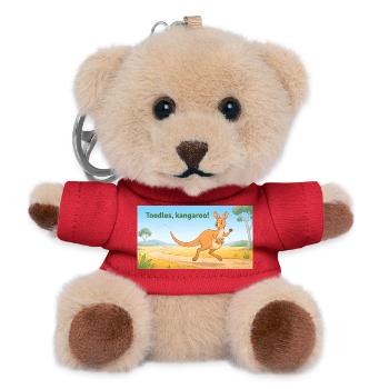 TOODLES KANGAROO - Teddy Schlüsselanhänger - Rot - Vorne
