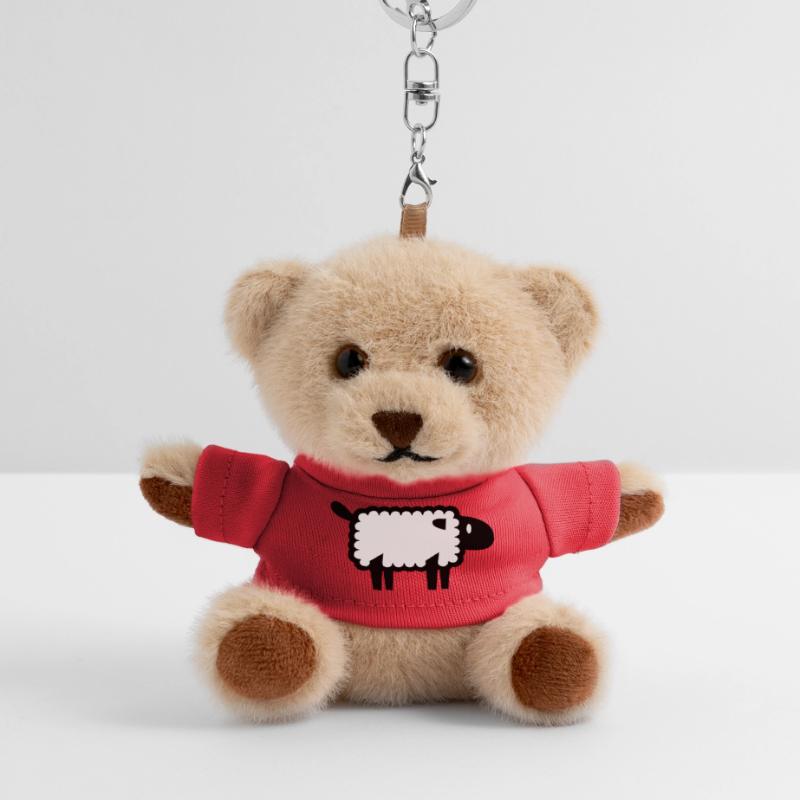 sheep Teddy Keyring