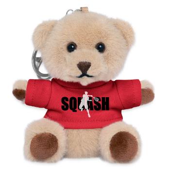 Squash - Teddy Schlüsselanhänger - Rot - Vorne
