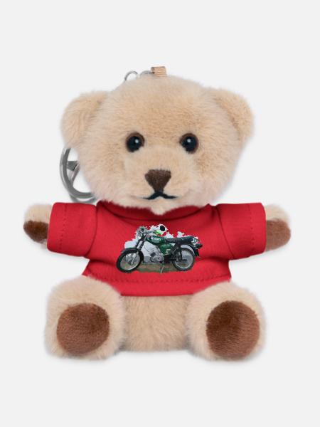Moped - Teddy Schlüsselanhänger - Rot