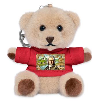 Johann Sebastian Bach: Portrait in modern painting style - Teddy Keyring - red - Front