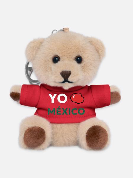 YO AMO MEXICO - Teddy Keyring - red