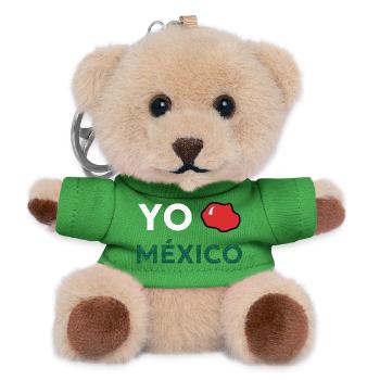 YO AMO MEXICO - Teddy Keyring - green - Front