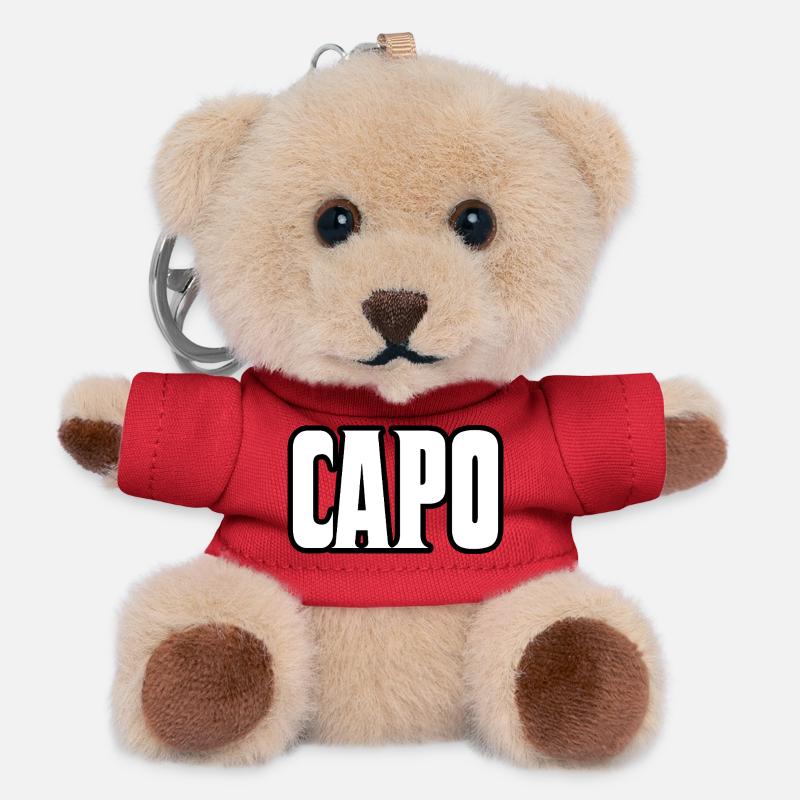 Capo - Porte-clés ourson - rouge