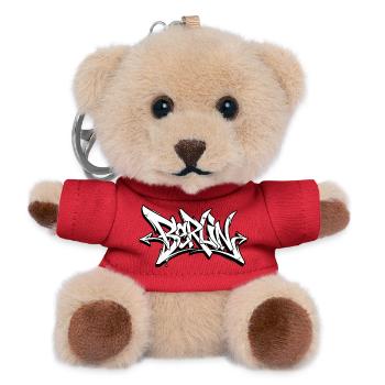 Graffiti Font Art Design Berlin - Teddy Keyring - red - Front