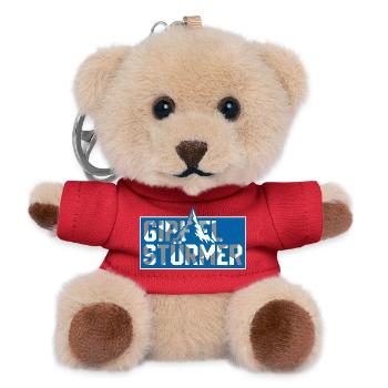 Gipfel Sturmer Bergtop Logo - Teddy Schlüsselanhänger - Rot - Vorne