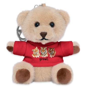 Tiger Roar Funny Tiger Roar for Tigerliebha - Teddy Keyring - red - Front