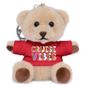 Kreuzfahrtschiff Kreuzfahrt - Teddy Schlüsselanhänger - Rot - Vorne