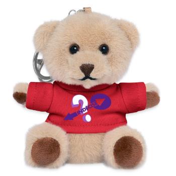 Undecided - Teddy Keyring - red - Front