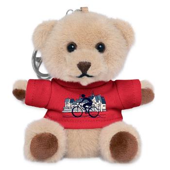 Cyclist - Teddy Keyring - red - Front