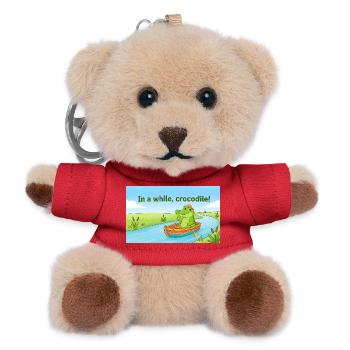IN EINER WEILE KROKODIL - Teddy Schlüsselanhänger - Rot - Vorne