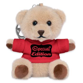 special edition tuner tuning custom bobber sticker - Teddy Keyring - red - Front