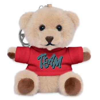 Team - Teddy Schlüsselanhänger - Rot - Vorne