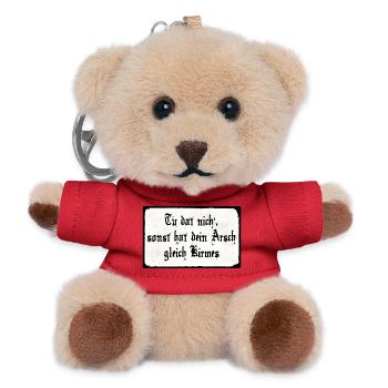 Tu dat nich' - Teddy Schlüsselanhänger - Rot - Vorne