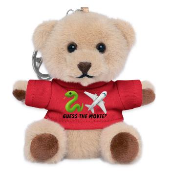 Guess the Movie Funny Humorous - Teddy Keyring - red - Front