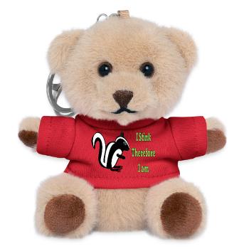 Humorvolle Skunk-Philosophie Zitat-Design - Teddy Schlüsselanhänger - Rot - Vorne