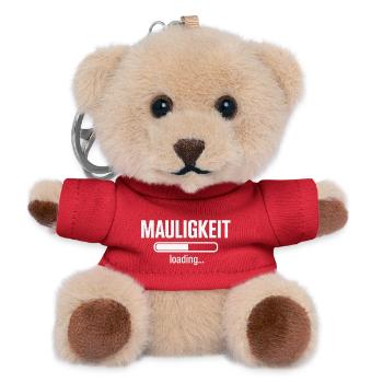 Mouthiness – Loading... - Teddy Keyring - red - Front