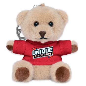 Unique Since 1984 – Retro Gaming Jahrgang Design - Teddy Schlüsselanhänger - Rot - Vorne