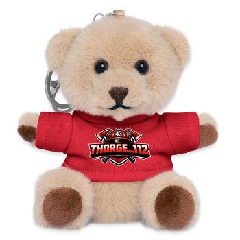 thorge_112 logo - Teddy Keyring - red - Front