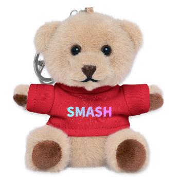 Tennis & Padel Smash Design für Spieler - Teddy Schlüsselanhänger - Rot - Vorne