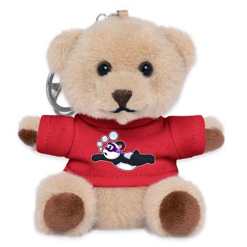 Panda Schwimmen Schwimmbrille Sommer - Teddy Schlüsselanhänger - Rot - Vorne