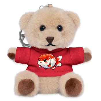 Rnachu Goldfisch Design - Teddy Schlüsselanhänger - Rot - Vorne