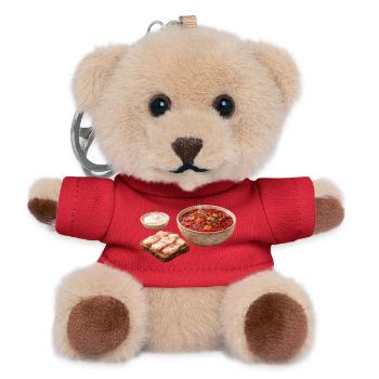 Borsch - Teddy Keyring - red - Front