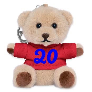 20. 20th ANNIVERSARY. 20 YEARS ANNIVERSARY. 20 YEARS. - Teddy Keyring - red - Front