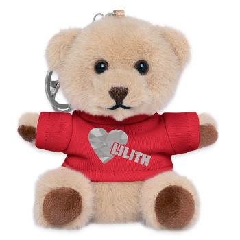 Herzchen Lilith - Teddy Schlüsselanhänger - Rot - Vorne