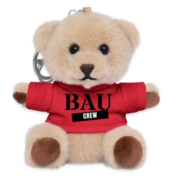 Construction Crew - Construction Worker Craftsman Construction Site Team - Teddy Keyring - red - Front