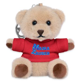Mamazauber - Teddy Schlüsselanhänger - Rot - Vorne