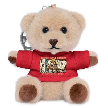 Statiker Spruch T-Shirt Bewehrung Bauingenieur - Teddy Schlüsselanhänger - Rot - Vorne