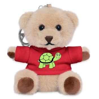 Schildkröte - Teddy Schlüsselanhänger - Rot - Vorne