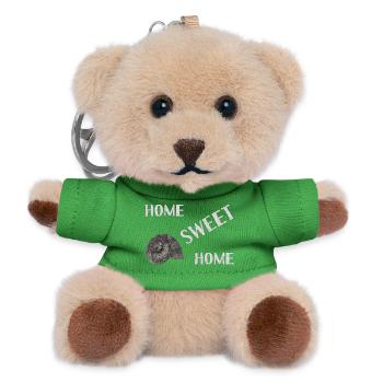 home sweet home - Teddy Schlüsselanhänger - Grün - Vorne