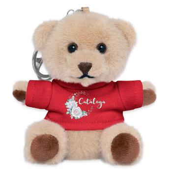 Für Cataleya - Teddy Schlüsselanhänger - Rot - Vorne
