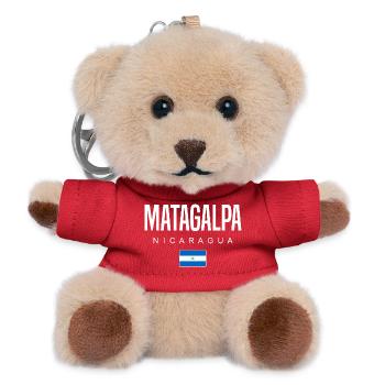 Matagalpa Nicaragua Nicaraguaner - Teddy Schlüsselanhänger - Rot - Vorne