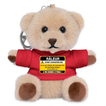 Complaining Danger Zone - Teddy Keyring - red - Front