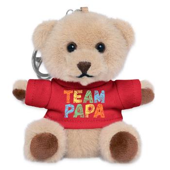 Mutter Team Mama - Teddy Schlüsselanhänger - Rot - Vorne
