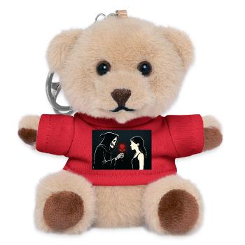 Rose of the Grim Reaper - Teddy Keyring - red - Front