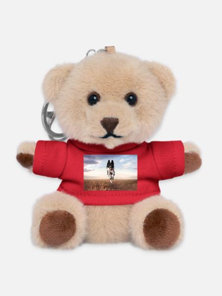 Sunset - Teddy Keyring - red