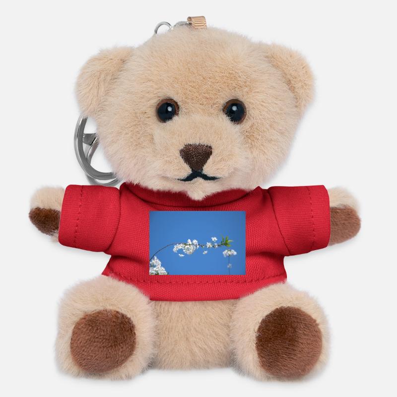 kirschblueten - Teddy Schlüsselanhänger - Rot