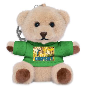 MARTIN-PÊCHEUR - Porte-clés ourson - vert - Devant