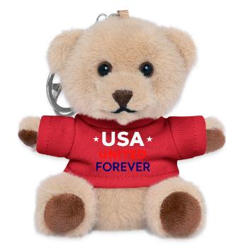 USA United Forever - Teddy Keyring - red - Front