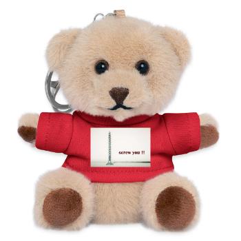 screw you - Teddy Keyring - red - Front