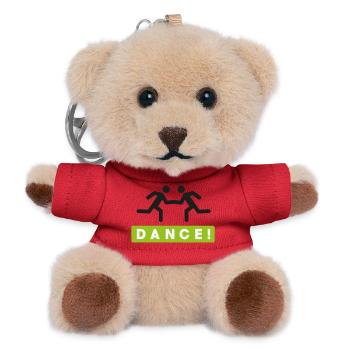 Dance - Teddy Keyring - red - Front