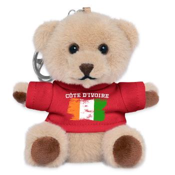 Ivory Coast Pride Cote D'Ivoire Heritage Elephant - Porte-clés ourson - rouge - Devant