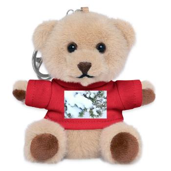 7 - Teddy Schlüsselanhänger - Rot - Vorne